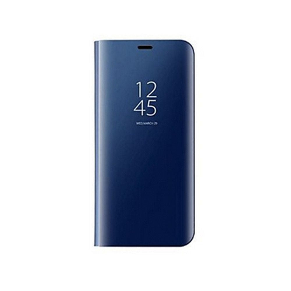 Husa Samsung Galaxy J7 2017 Flip Cover Oglinda Albastru-3