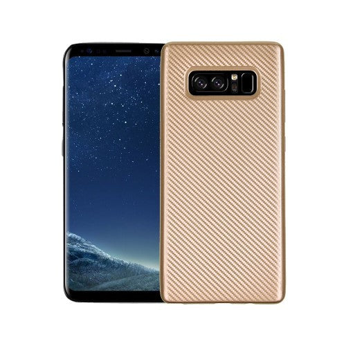 Husa Samsung Galaxy Note 8 i-Zore Carbon Fiber Auriu-4
