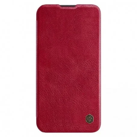 Husa Nillkin QIN Leather PRO pentru Samsung Galaxy S23 Plus, Roșu