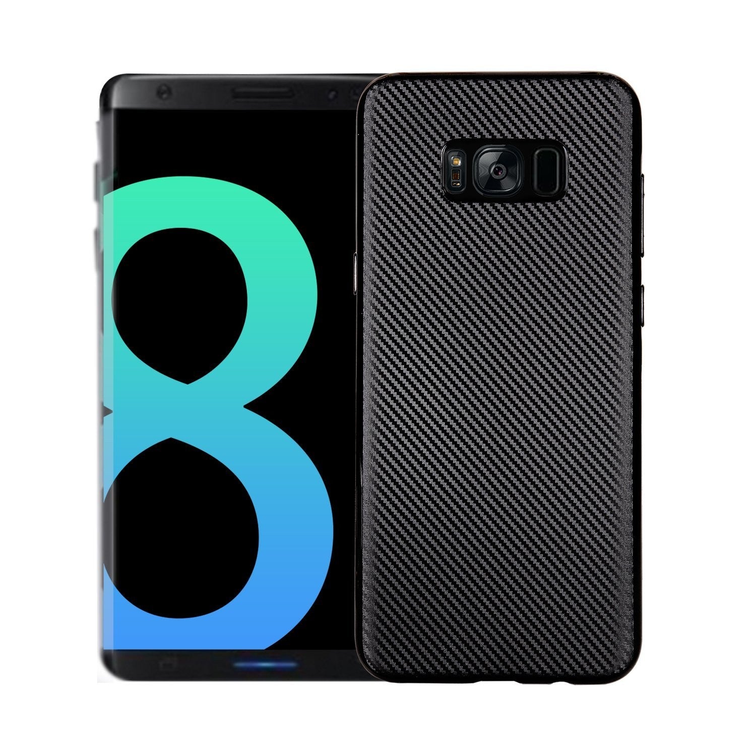 Husa Samsung Galaxy S8 i-Zore Carbon Fiber Negru-2
