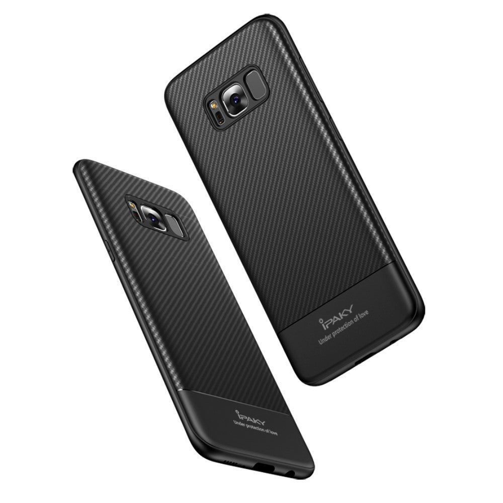 Husa Samsung Galaxy S8 IPAKY Carbon Fiber Negru-8