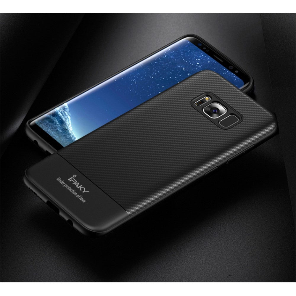 Husa Samsung Galaxy S8 IPAKY Carbon Fiber Negru-9
