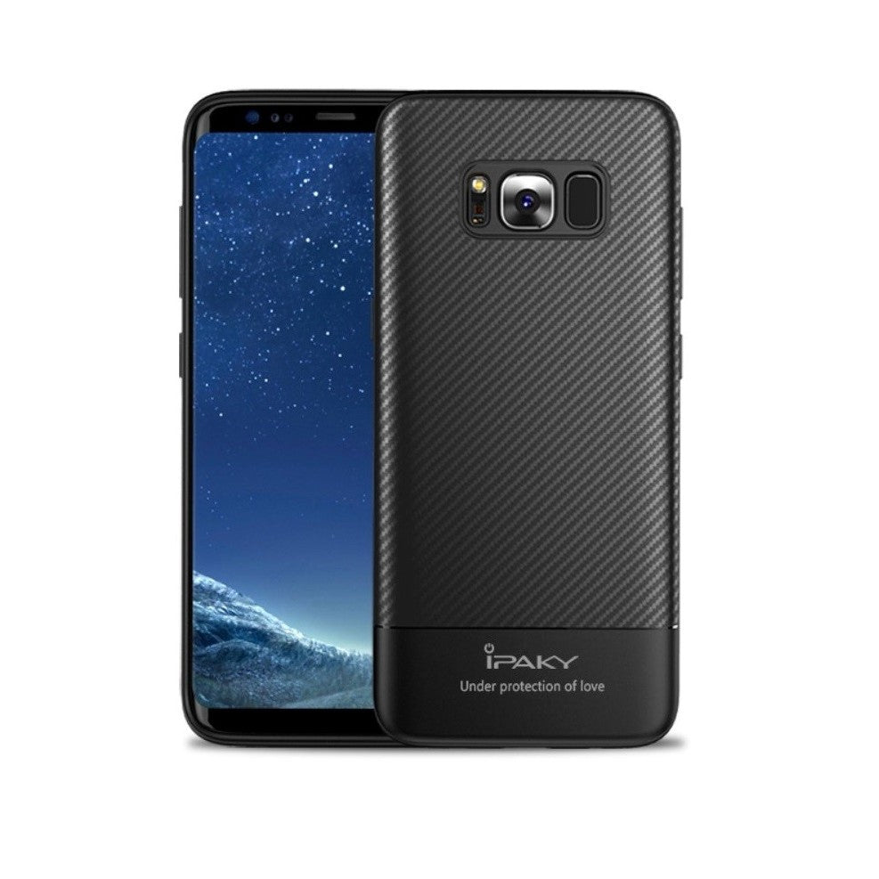 Husa Samsung Galaxy S8 IPAKY Carbon Fiber Negru-12