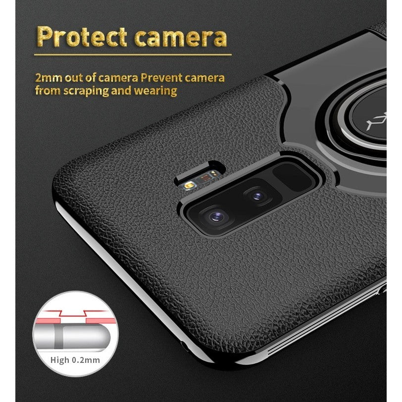 Husa Samsung Galaxy S9 Ipaky Ring Negru-6