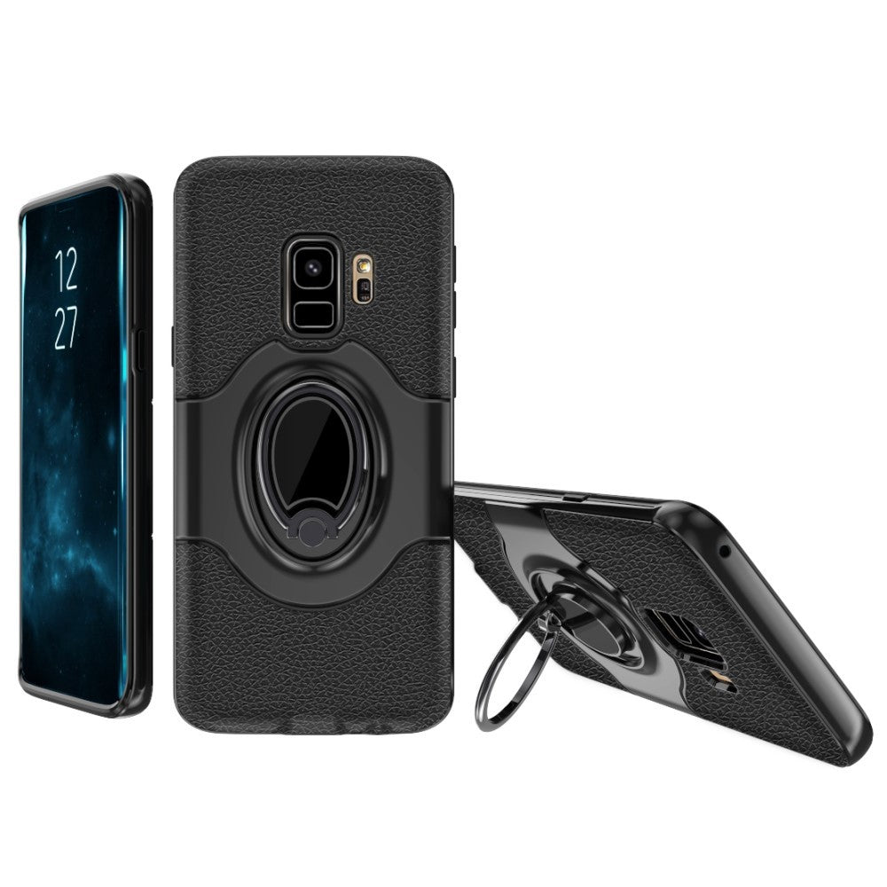 Husa Samsung Galaxy S9 Ipaky Ring Negru-0