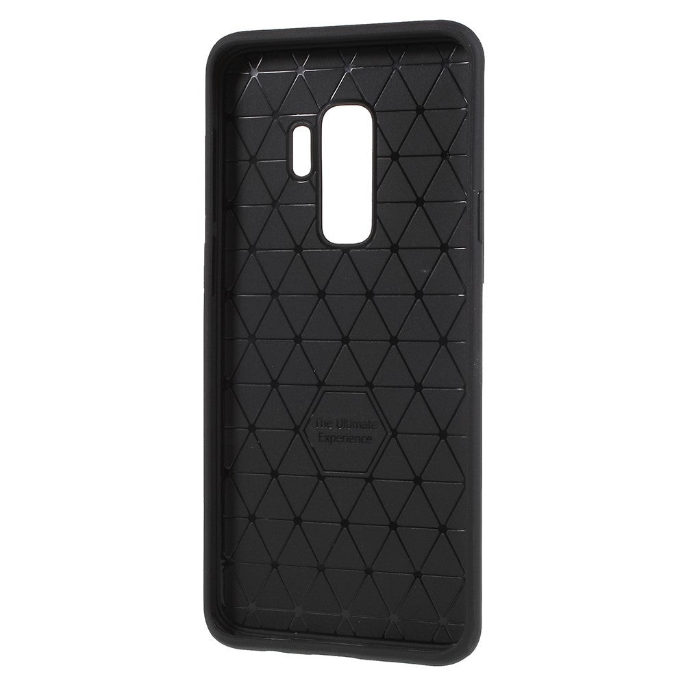 Husa Samsung Galaxy S9 Plus Ipaky Elegant Grid Design TPU Hybrid Negru-4