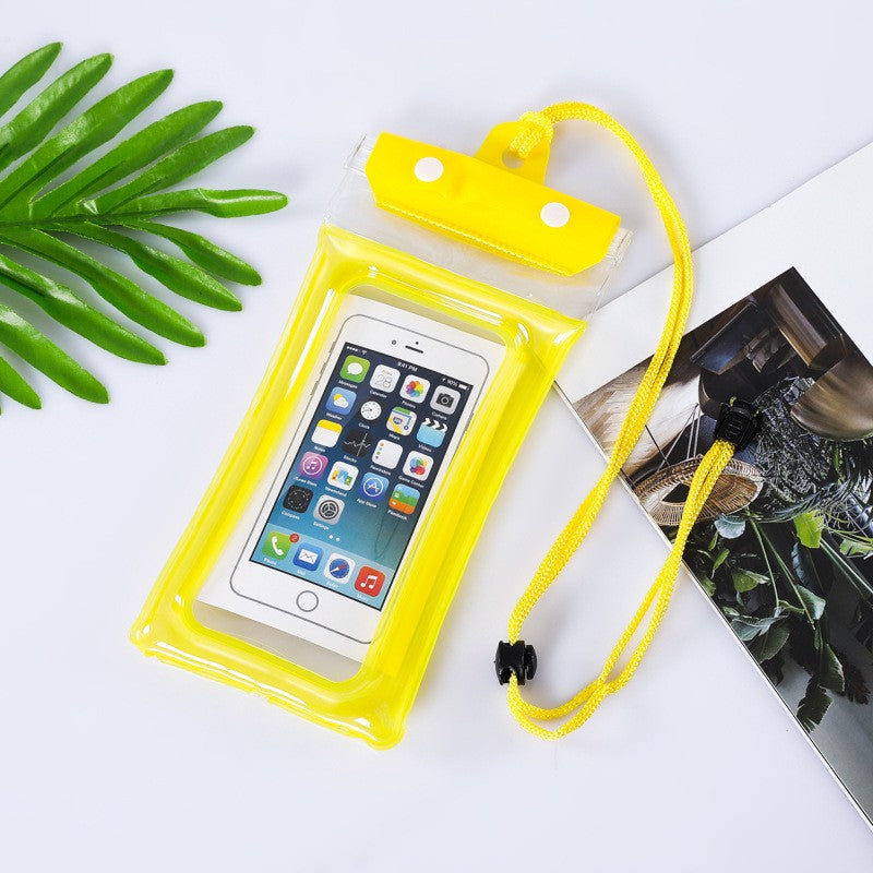 Husa subacvatica Zip Waterproof Flippy, Snowproof, Universala, Impermeabila, cu Snur, pentru telefon sau documente, Galben-2