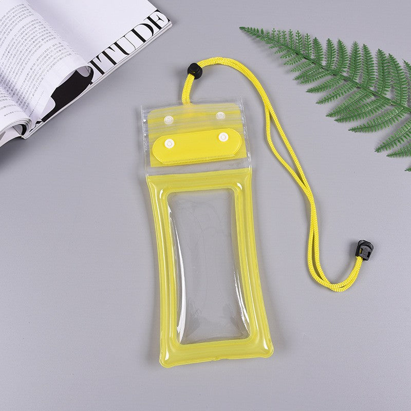 Husa subacvatica Zip Waterproof Flippy, Snowproof, Universala, Impermeabila, cu Snur, pentru telefon sau documente, Galben-3