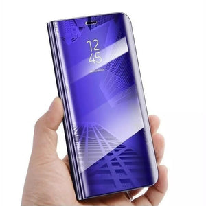 Husa Tip Carte, Flippy, Compatibila cu Huawei Mate 10 Lite, Flip Cover Oglinda, Violet-0
