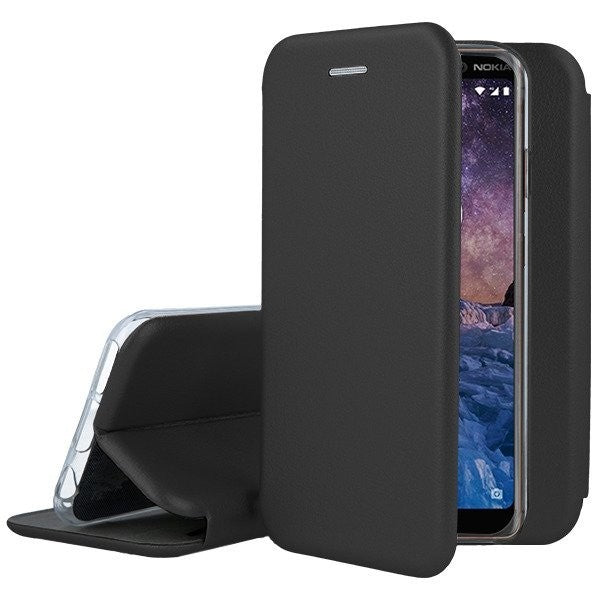 Husa de protectie Flippy compatibila cu Xiaomi Mi Note 10 Lite Magnet Book Case Negru-2