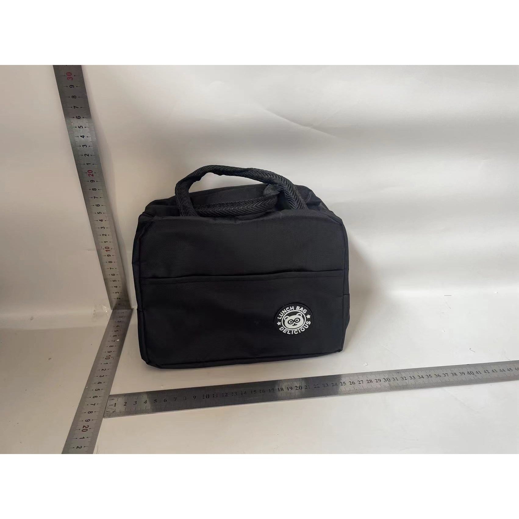 Geanta Termica pentru Pranz Flippy, Multifunctionala, Compartimentata, Impermeabila, 22x14x19 cm, Negru-1