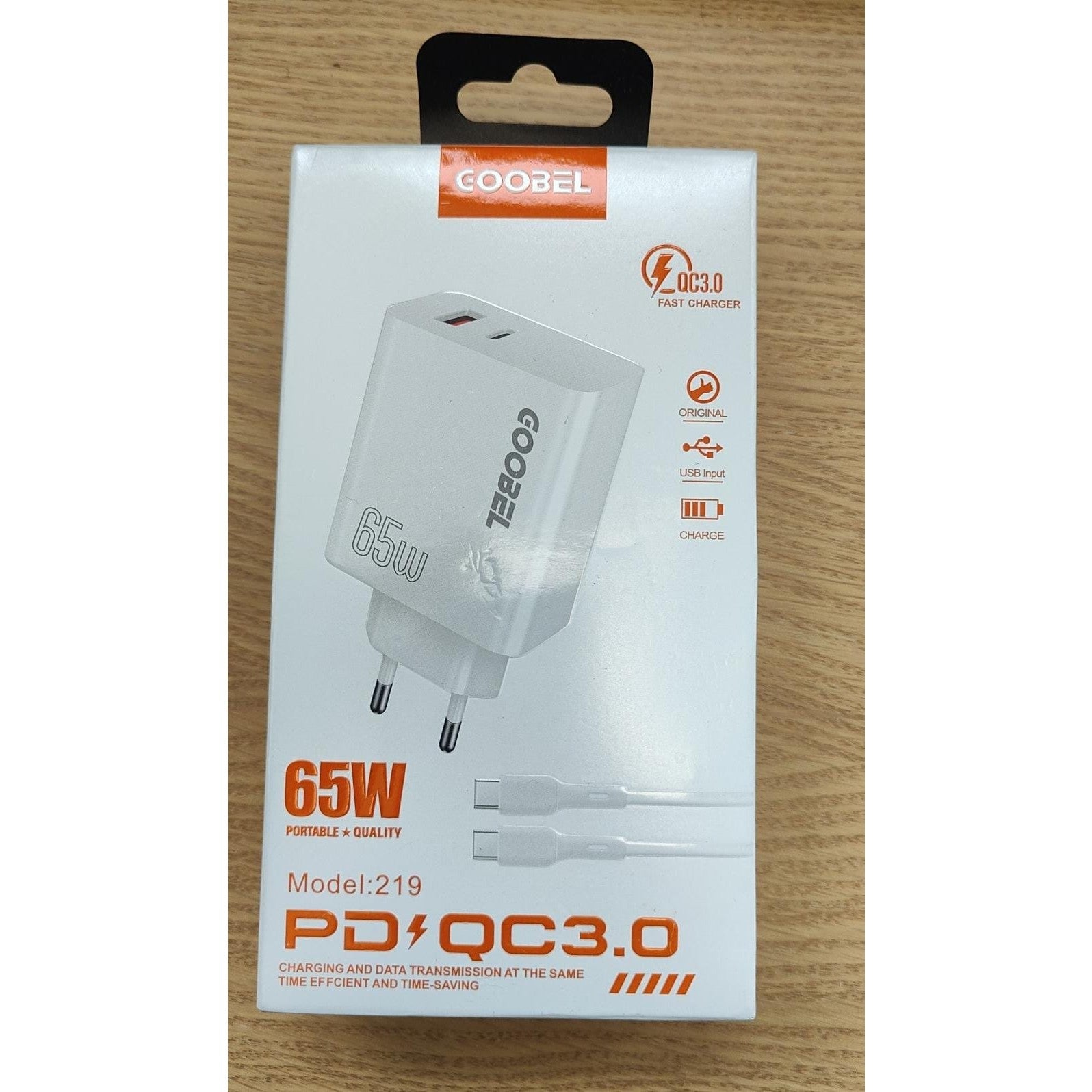 Incarcator Rapid PD QC 3.0 Mufe Tip C si USB 65W,-0