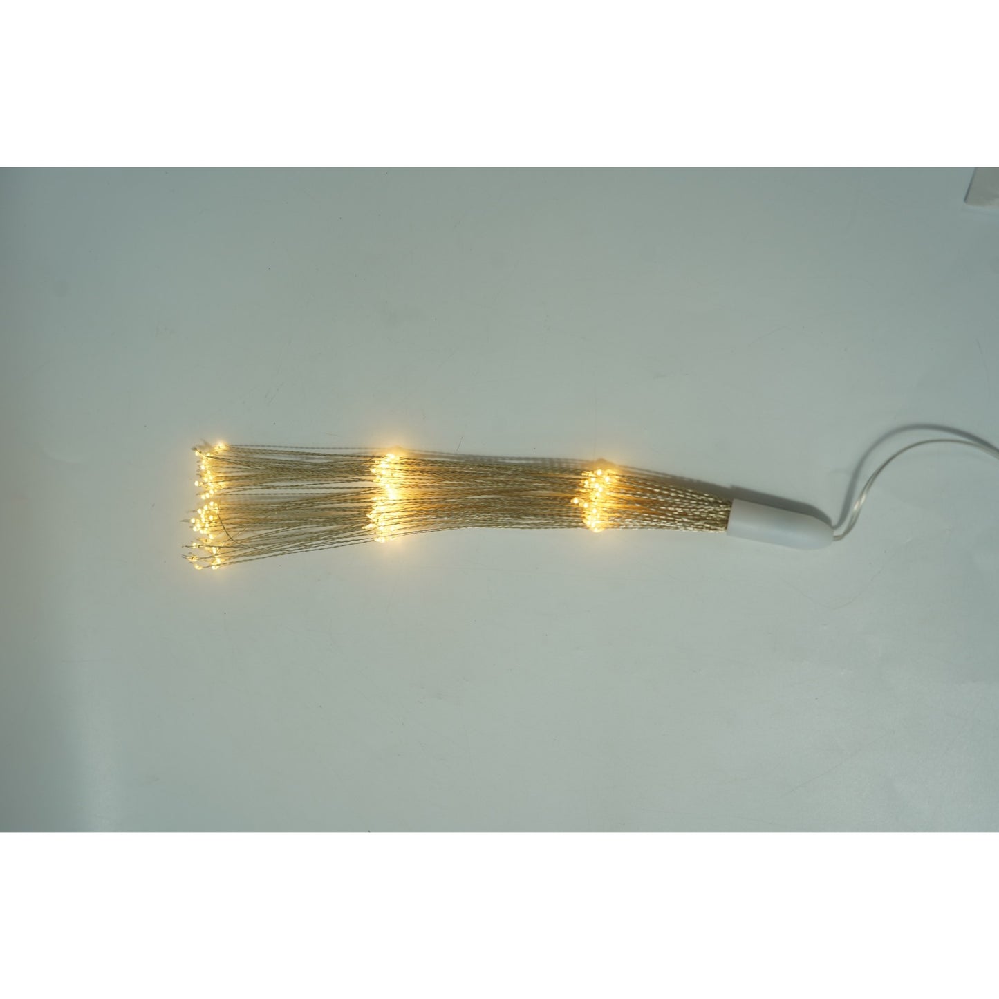 Instalatie Craciun, 180 LED-uri, alb cald, telecomanda 8 functii, cu baterii, explozie fireworks, fir cupru, interior/exterior, Flippy-5