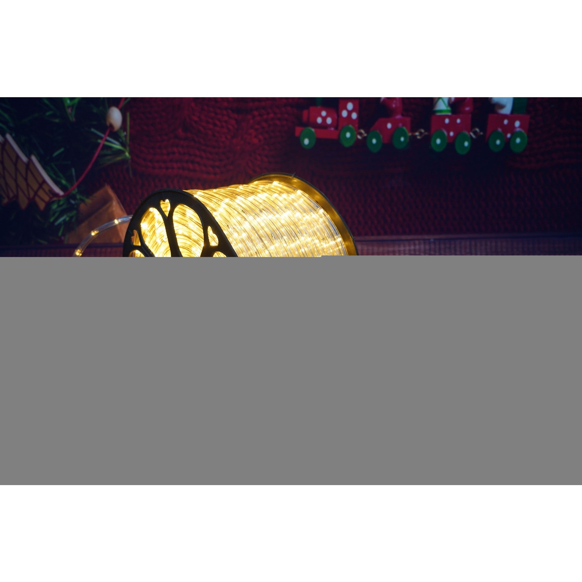 Instalatie Craciun, 32 m, 768 Led-uri ,Furtun Luminos, Alb cald, 8 jocuri de lumini, Transformator, Sectionabila, 220 V, Flippy-4
