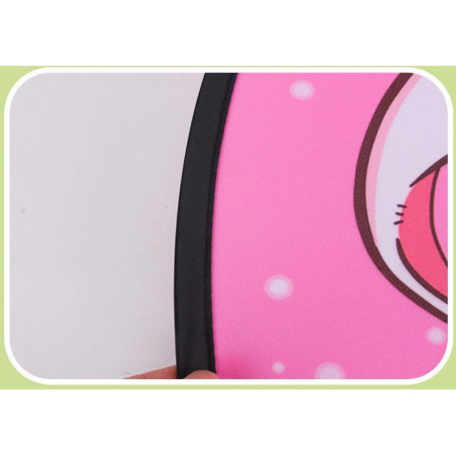 Joc Darts Flippy pentru Copii, Placa Pliabila 70 cm, 8 Mingii Velcro/Scai Simple, 2 Mingii Luminoase, Model Acadele, Roz-1