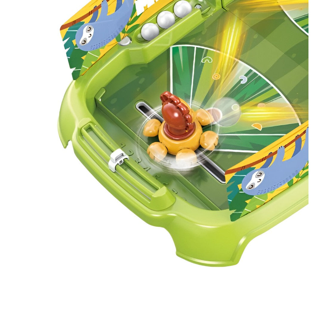 Joc de Masa Interactiv Lion Battle pentru Copii, Flippy, 4 Mingi, Tabela Scor, 40.7x27x14 cm, Verde-4