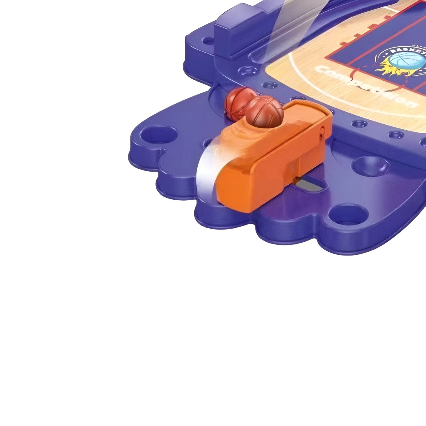 Joc de Masa Mini Baschet Interactiv pentru Copii, Flippy, Mingi Incluse, 25.5x19.5x13.5 cm, Mov-3