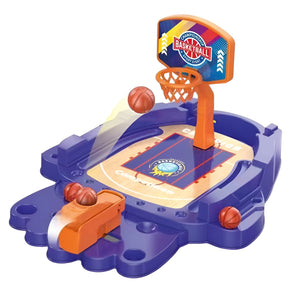 Joc de Masa Mini Baschet Interactiv pentru Copii, Flippy, Mingi Incluse, 25.5x19.5x13.5 cm, Mov-0