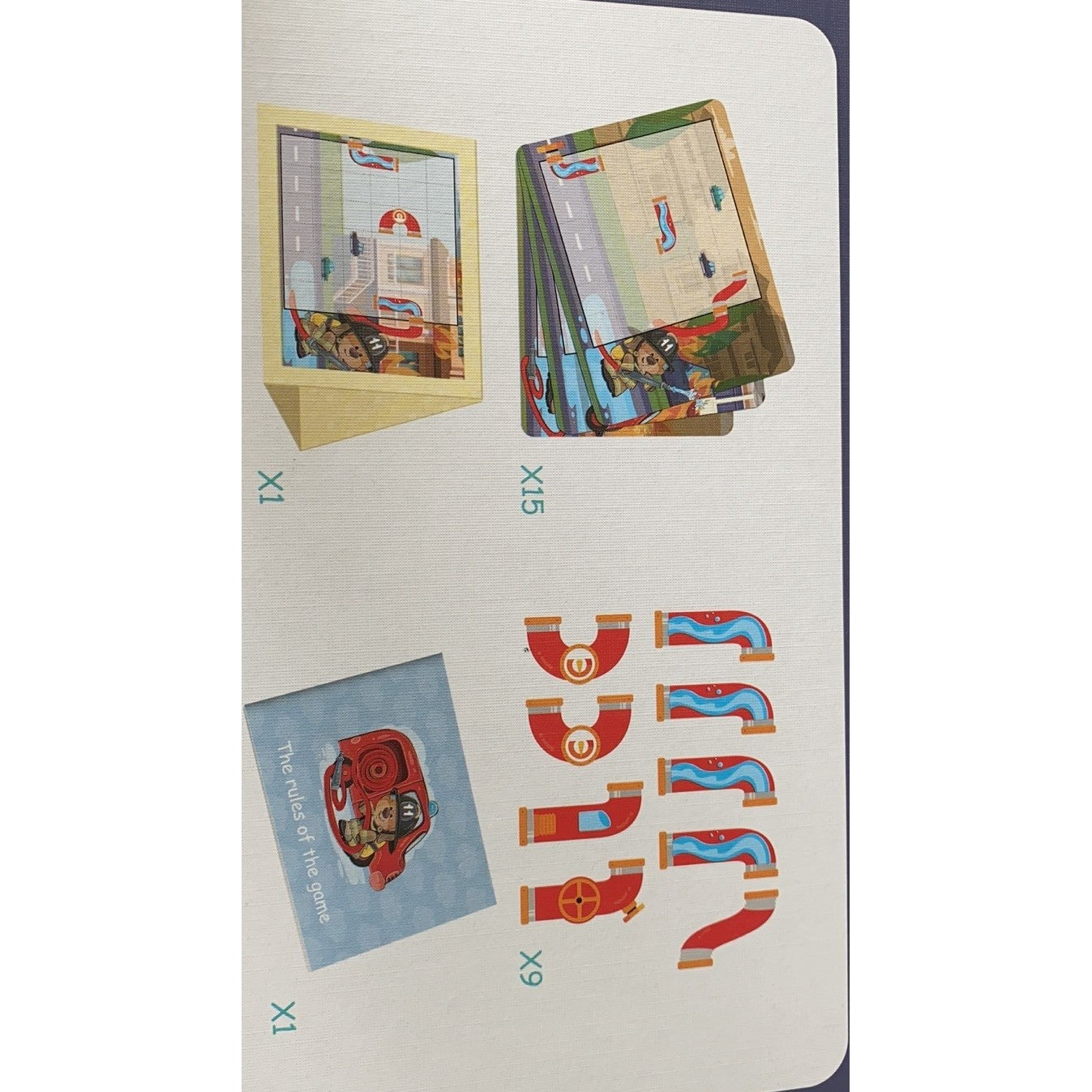 Joc educativ magnetic de interconectare, micul pompier, 15 nivele, 9 carti, pentru copii, +3 ani, multicolor-4