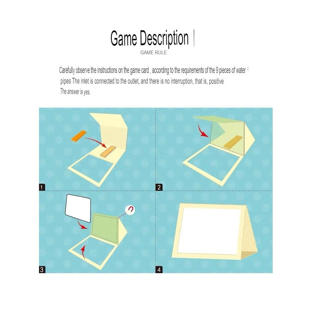 Joc educativ magnetic de interconectare, micul pompier, 15 nivele, 9 carti, pentru copii, +3 ani, multicolor-16