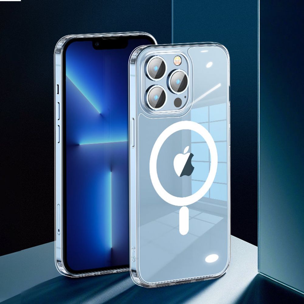 Husă Joyroom Mingkai compatibilă MagSafe pentru iPhone 13 Pro Max – Transparentă