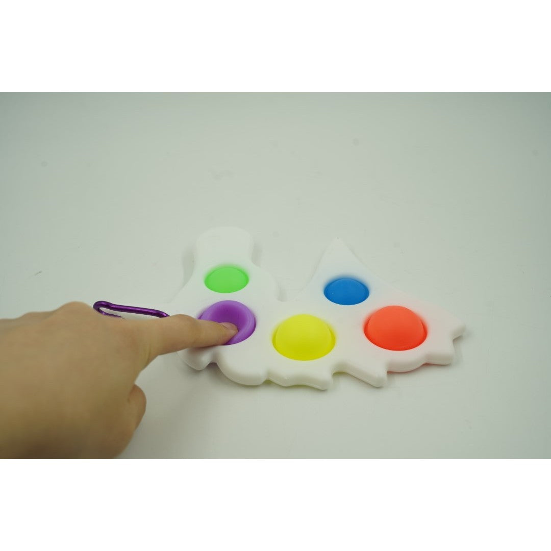 Jucarie Antistres Flippy - Fidget Toy, Simple Dimple, Unicorn, Alb-2