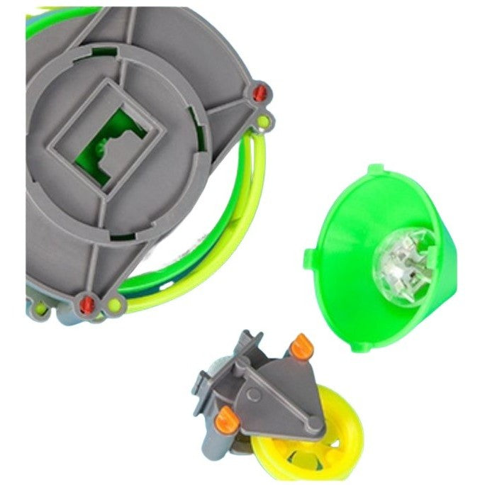 Jucarie circuit pentru copii, Flippy, Broscuta pe monociclu, Verde-2