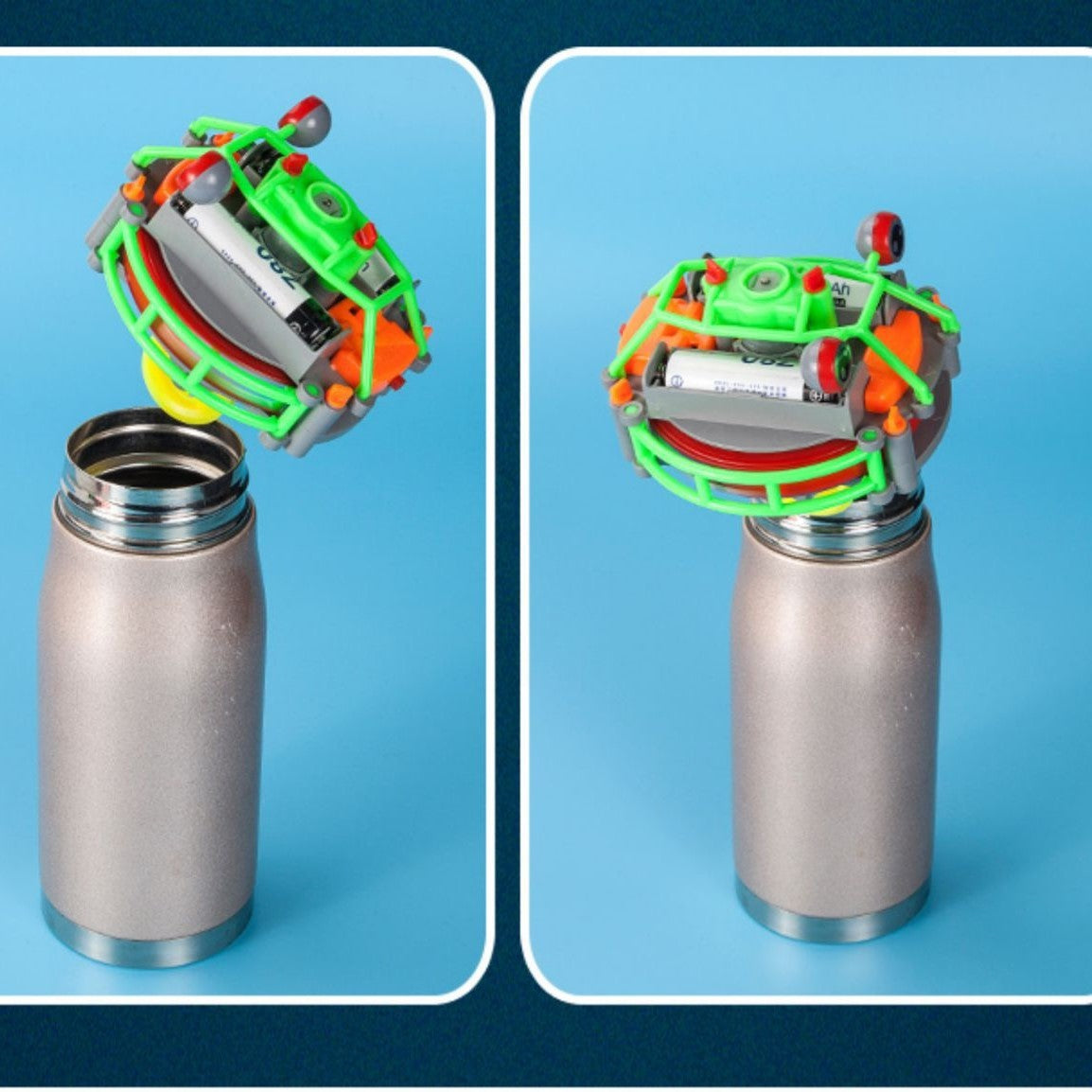 Jucarie circuit pentru copii, Flippy, Broscuta pe monociclu, Verde-6