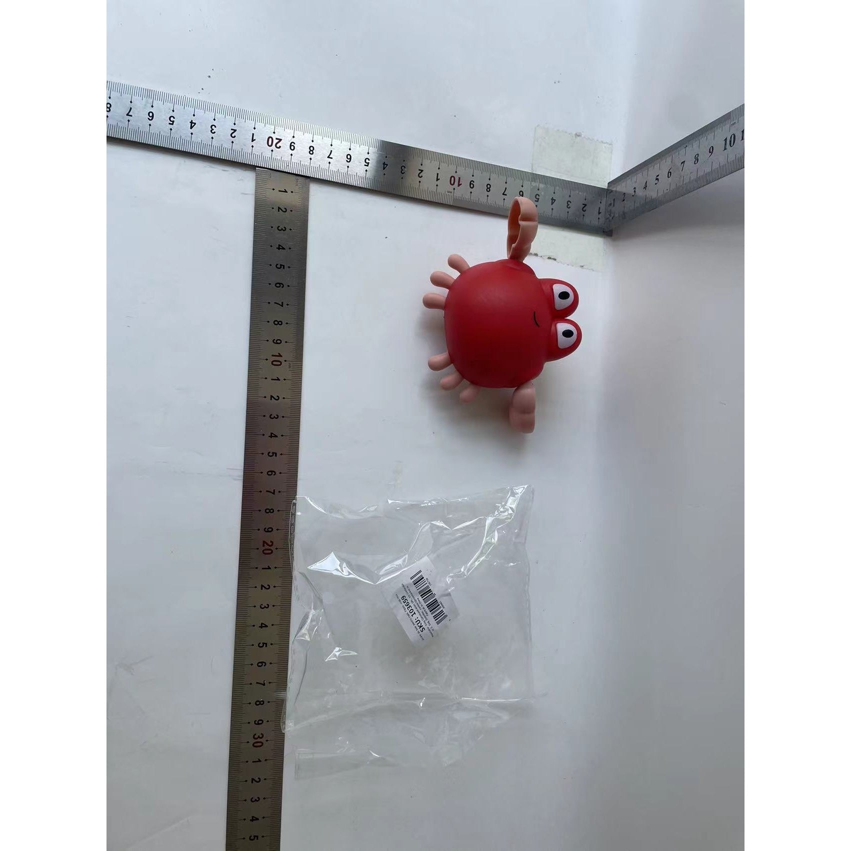 Jucarie de baie pentru copii, Flippy, crab rosu-2