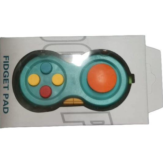 Jucarie interactiva antistres Fidget Pad, pentru copii, Multicolora Albastru, + 3 ani, Flippy-1