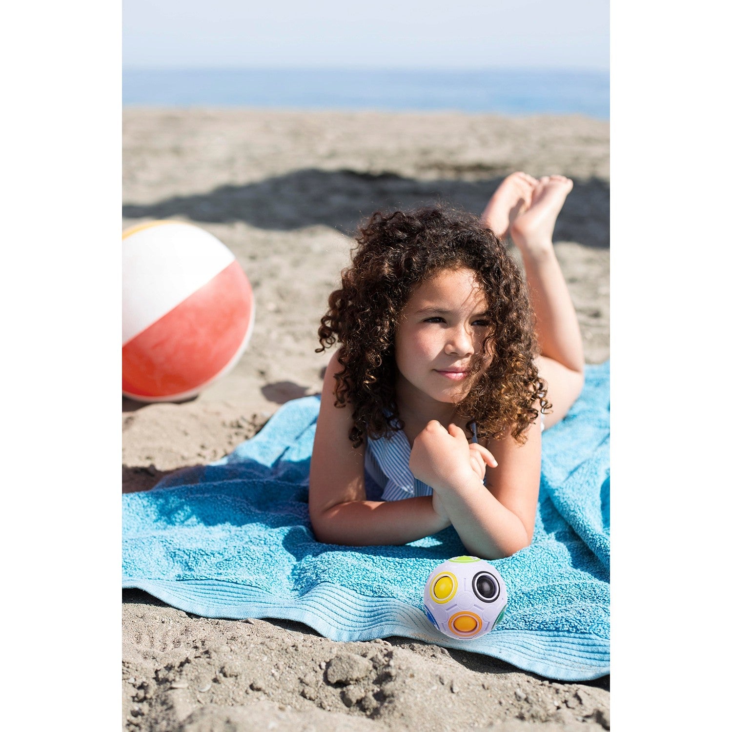 Jucarie interactiva antistres minge, multicolor, + 3 ani-5