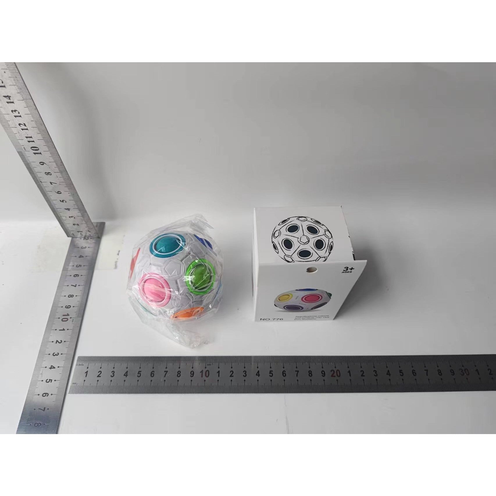 Jucarie interactiva antistres minge, multicolor, + 3 ani-6