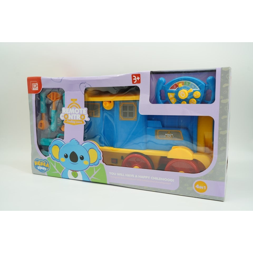 Jucarie locomotiva cu telecomanda si set prim ajutor-5