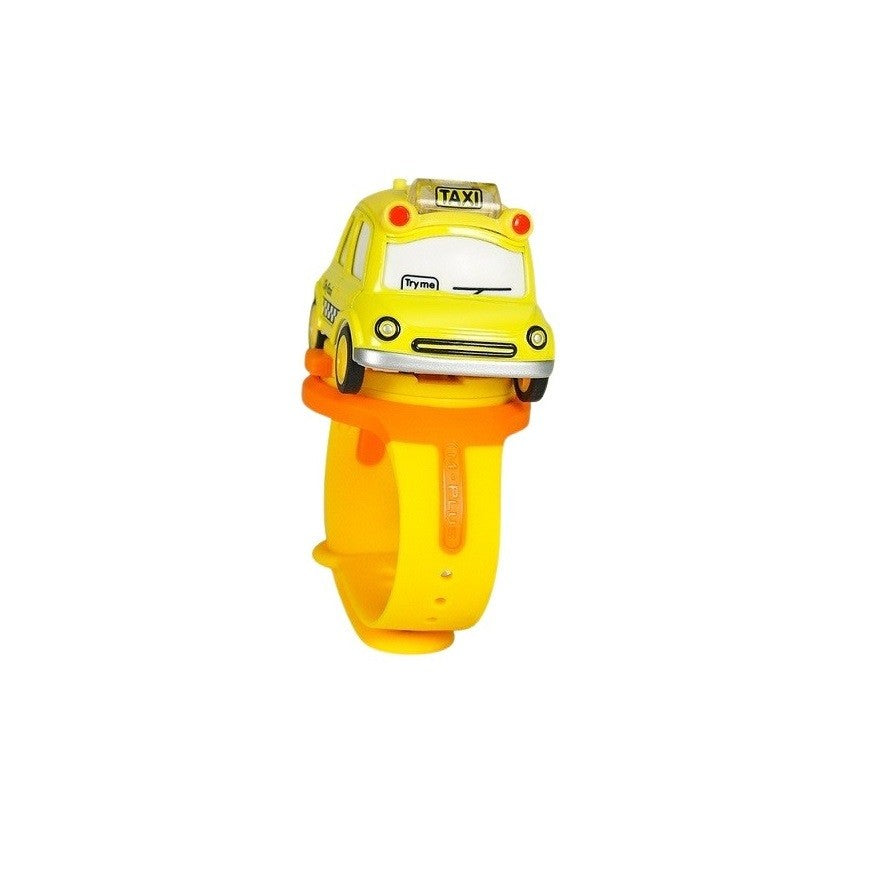 Jucarie pentru copii, Flippy, Masina-ceas, Galben-7