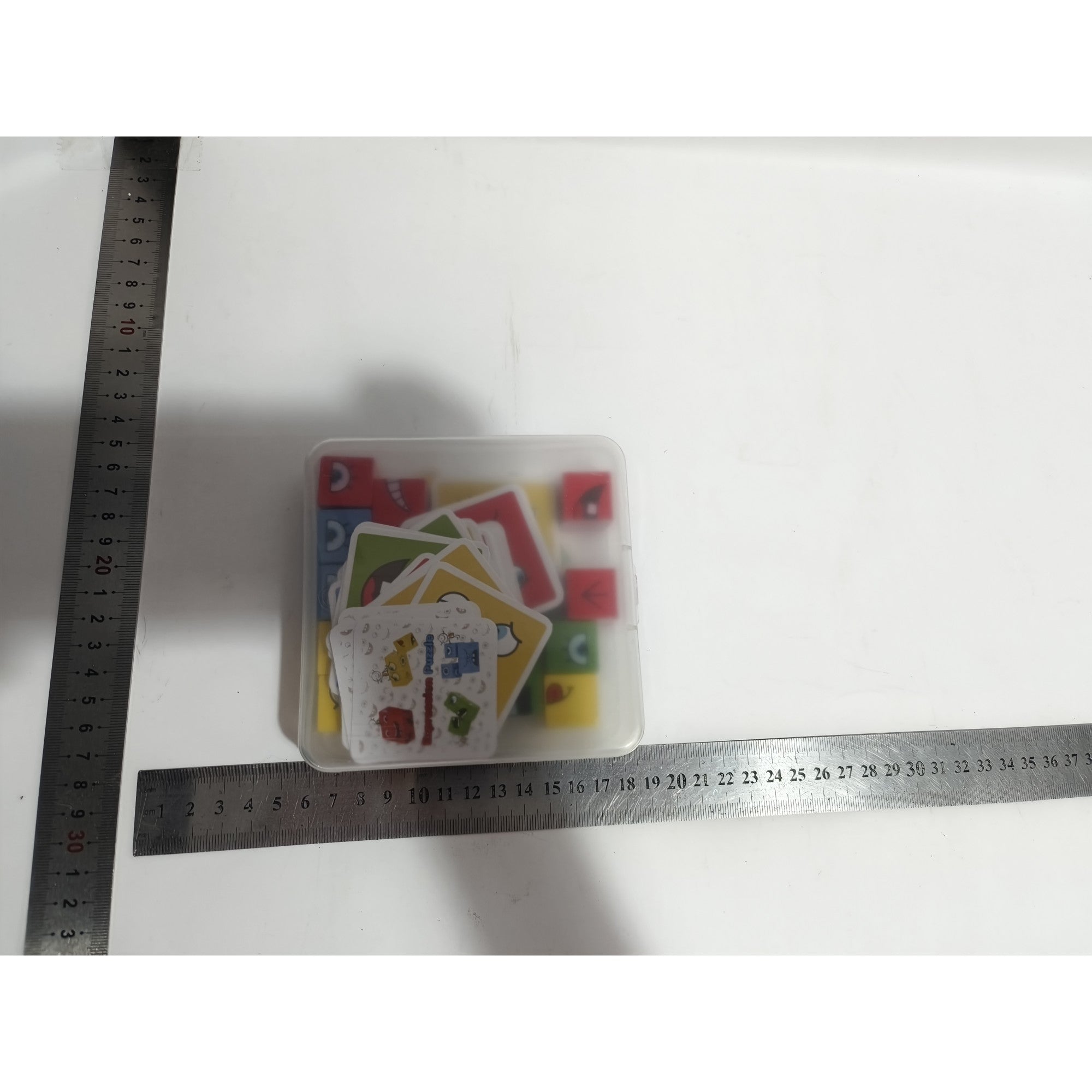 Jucarie Pentru Copii Montessori Flippy, Cub din Lemn, Asamblare Fete, 64 de Carti Distractive, pentru Baieti si Fete, Varsta +3 ani, Educativ, Ambalaj din plastic, 12 x 12 x 3 cm, multicolor-12