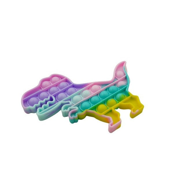 Jucarie Pop it Now & Flip it, Push Bubble Dinozaur Multicolor-2