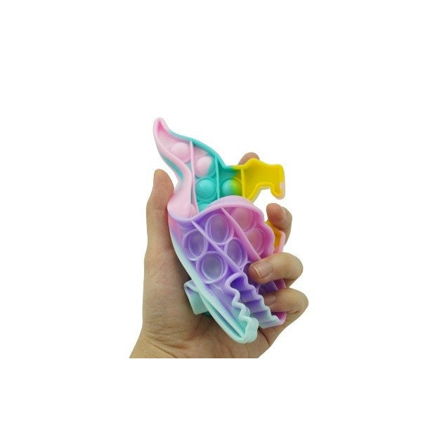 Jucarie Pop it Now & Flip it, Push Bubble Dinozaur Multicolor-4
