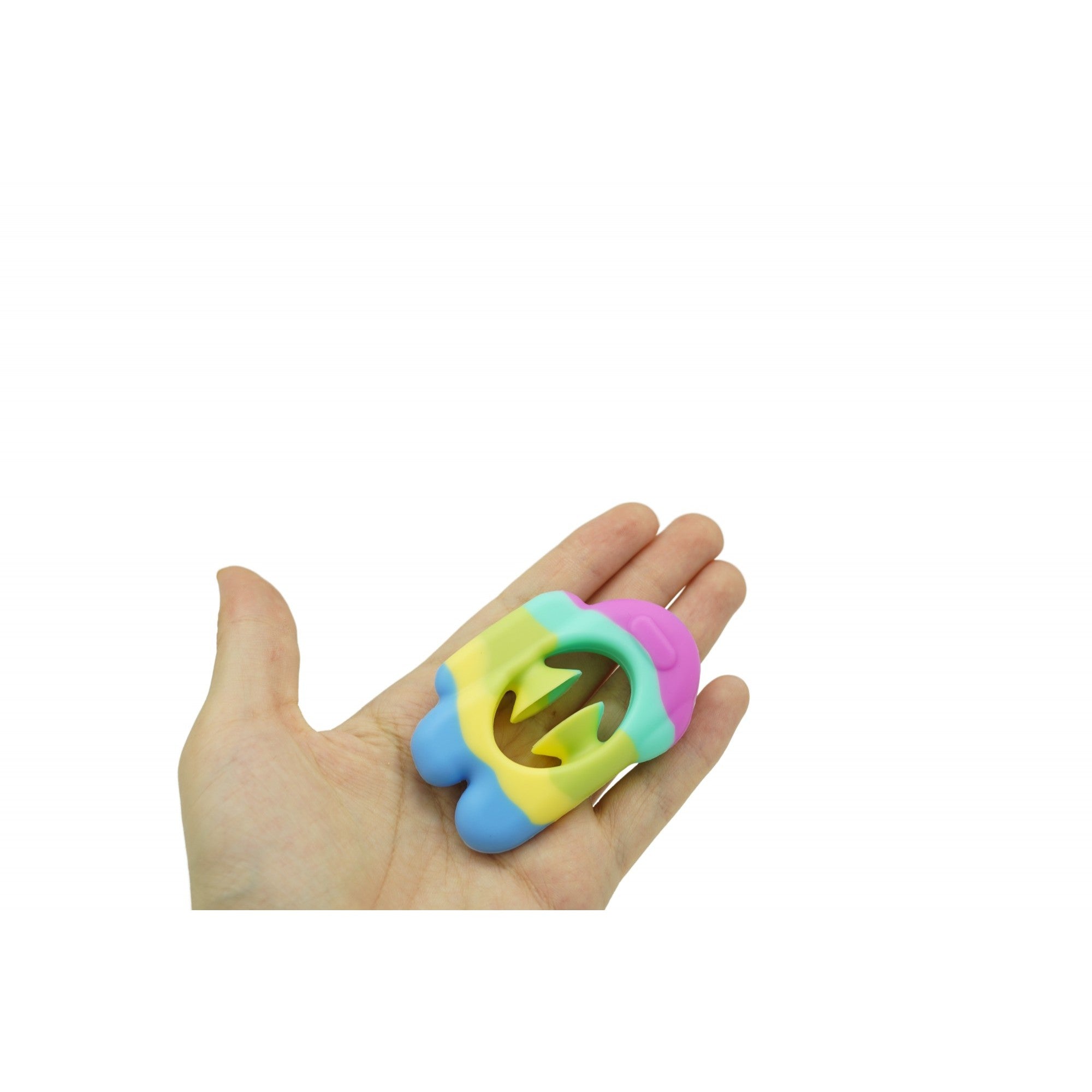 Jucarie senzoriala antistres cu ventuza de decompresie, Antrenare antebrat, Fidget Toy, Model Among Us, Macarons-2