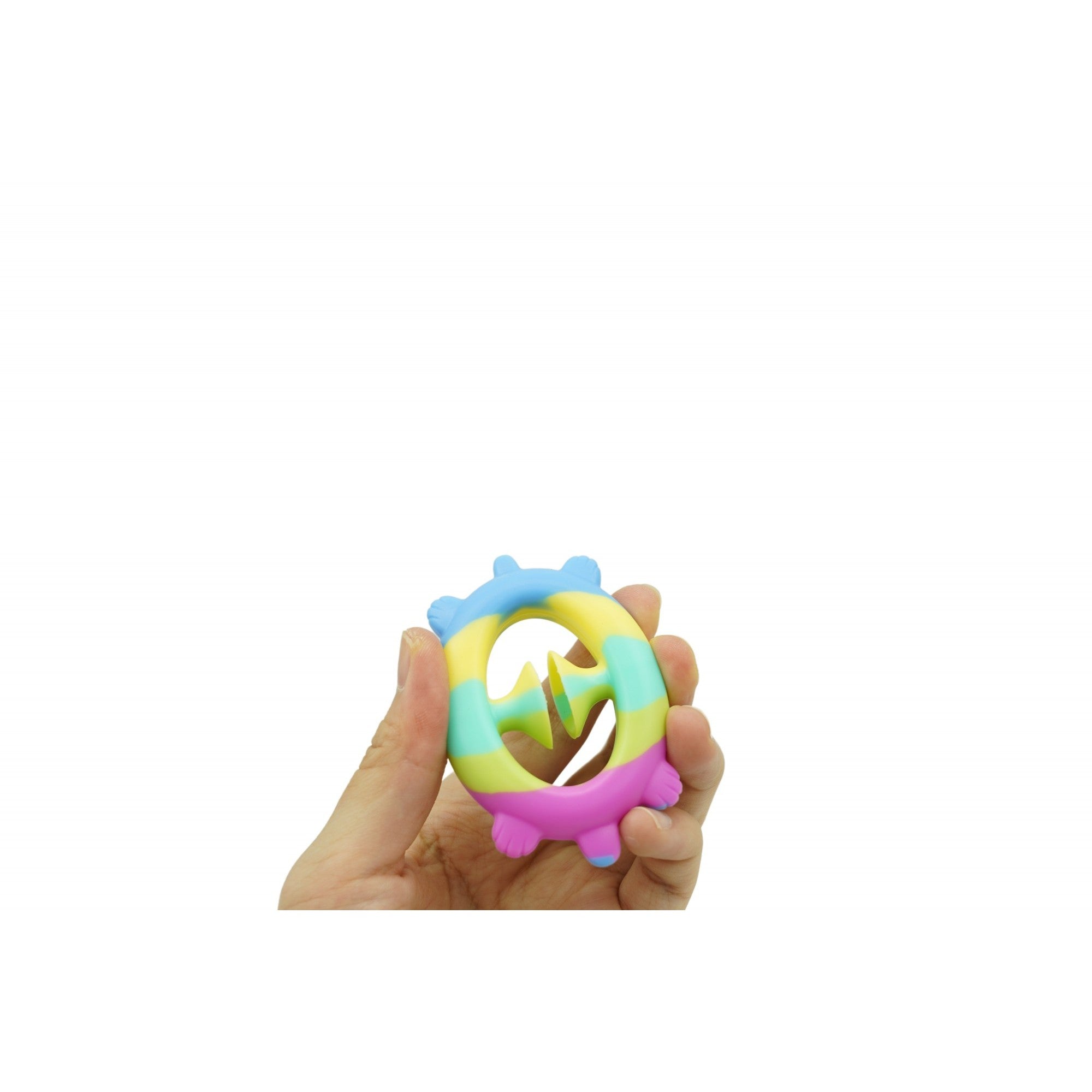 Jucarie senzoriala antistres cu ventuza de decompresie, Antrenare antebrat, Fidget Toy, Model Cartita, Macarons-3