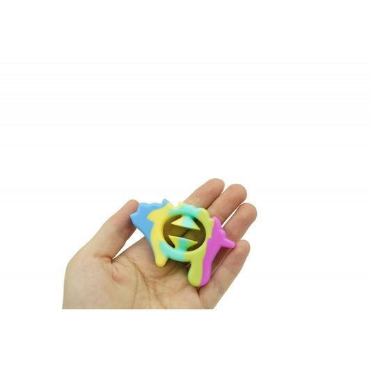 Jucarie senzoriala antistres cu ventuza de decompresie, Antrenare antebrat, Fidget Toy, Model Porcusor, Macarons-1