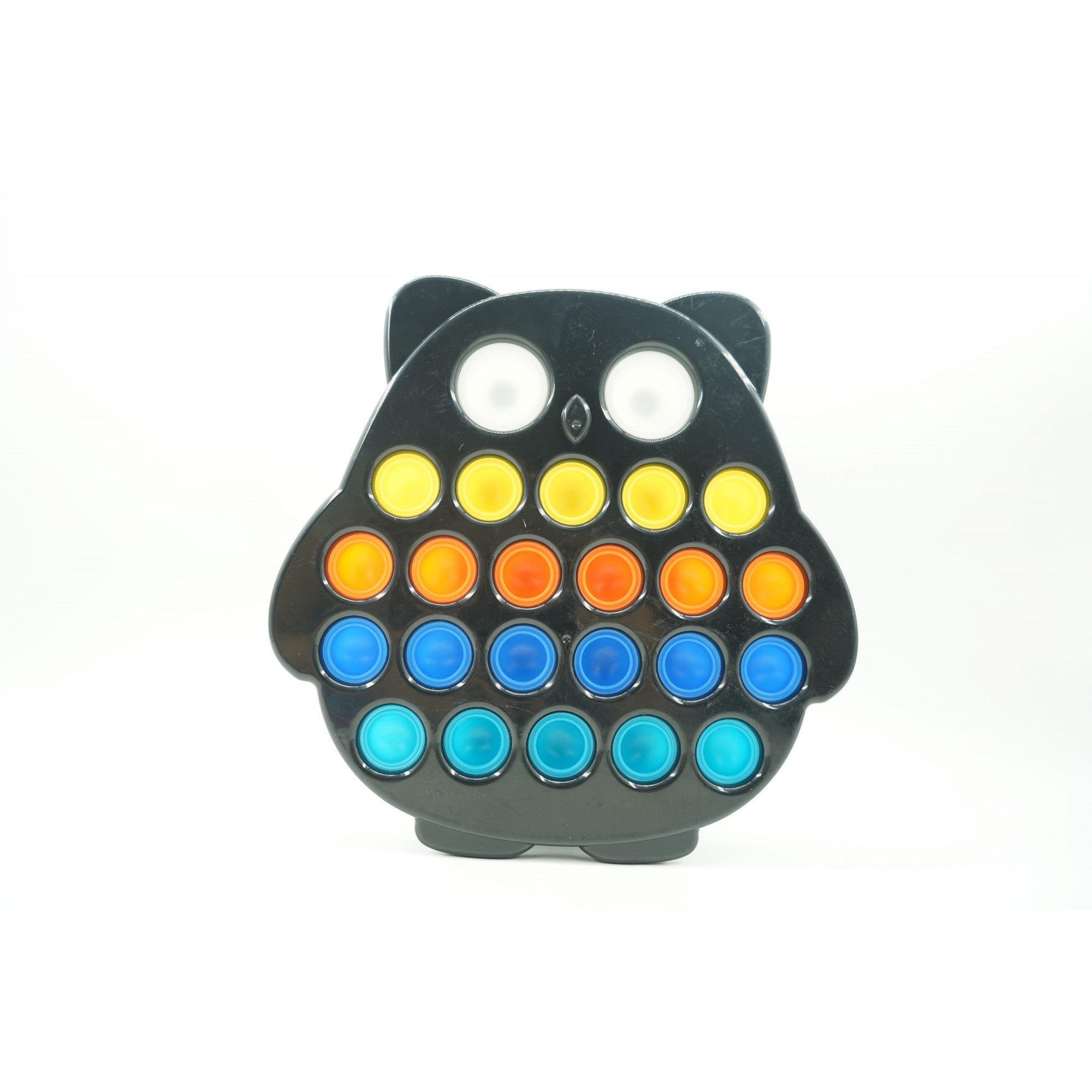 Jucarie senzoriala antistres, Simple Dimple, Bufnita, Multicolor, V2-1