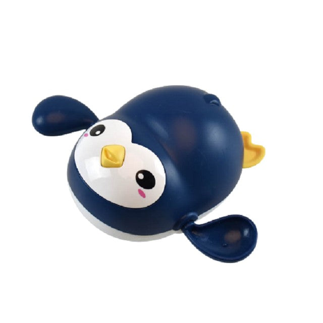 Jucarii de baie pentru copii, Flippy, pinguinul albastru-1