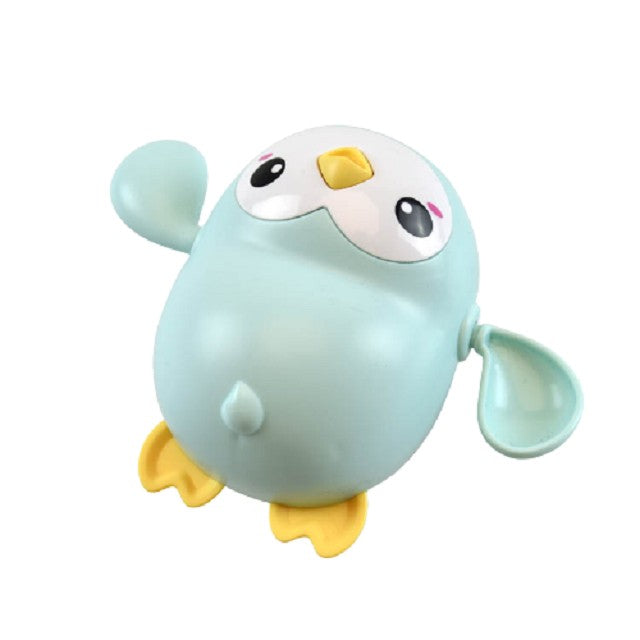 Jucarii de baie pentru copii, Flippy, pinguinul bleu-0