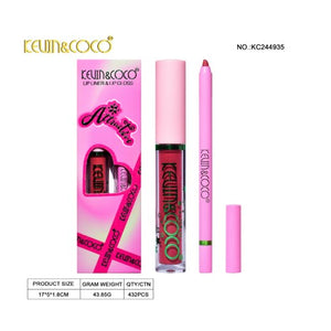 Kevin&Coco Set Lip Liner si Lip Gloss-0