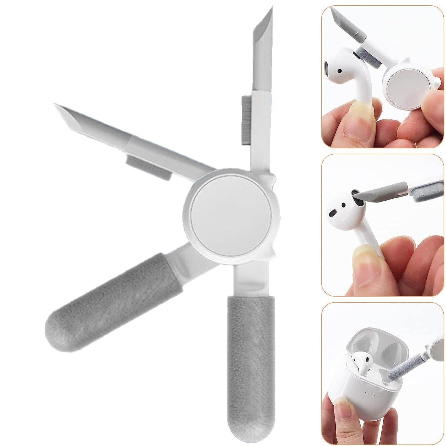 Kit Multifunctional de Curatare Produse Electronice 10in1, Flippy, pentru Laptop, Tastatura, Telefon, Casti, Roz-3