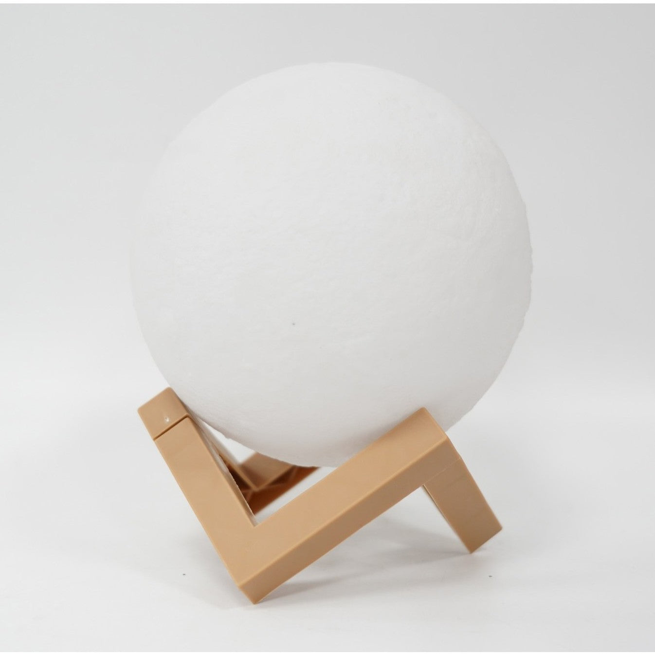 Lampa de veghe luna, culori, lumina LED alb cald, alimentare baterii, stand din plastic, 15 cm, Flippy-7