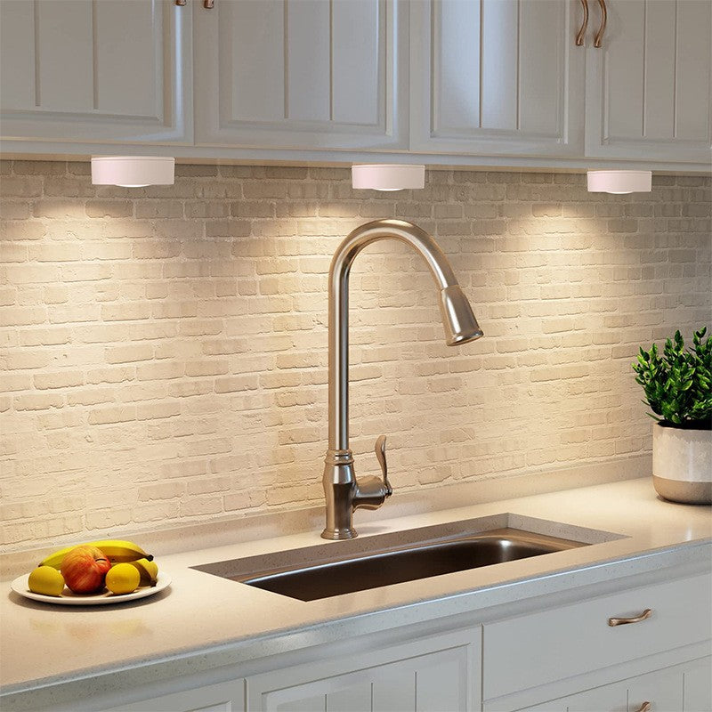 Lampa Led Flippy, Fara Fir, cu Baterii, 3 Culori de Lumina, cu Telecomanda, din Plastic, Alb-4