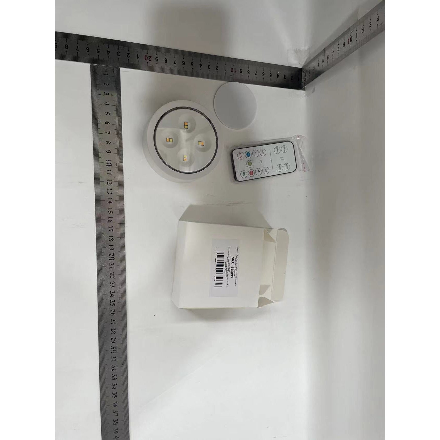 Lampa Led Flippy, Fara Fir, cu Baterii, 3 Culori de Lumina, cu Telecomanda, din Plastic, Alb-9