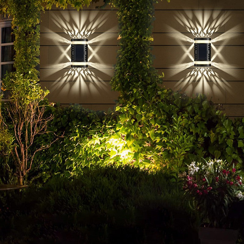 Lampa solara LED decorativa cu lumina bidirectionala Flippy, IP65, 1.2V, 600mah, 15.1 x 9 x 6 cm, material ABS, alb rece-3