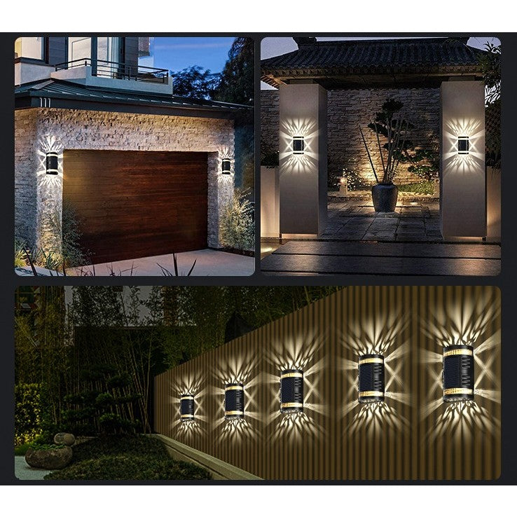 Lampa solara LED decorativa cu lumina bidirectionala Flippy, IP65, 1.2V, 600mah, 15.1 x 9 x 6 cm, material ABS, alb cald-4